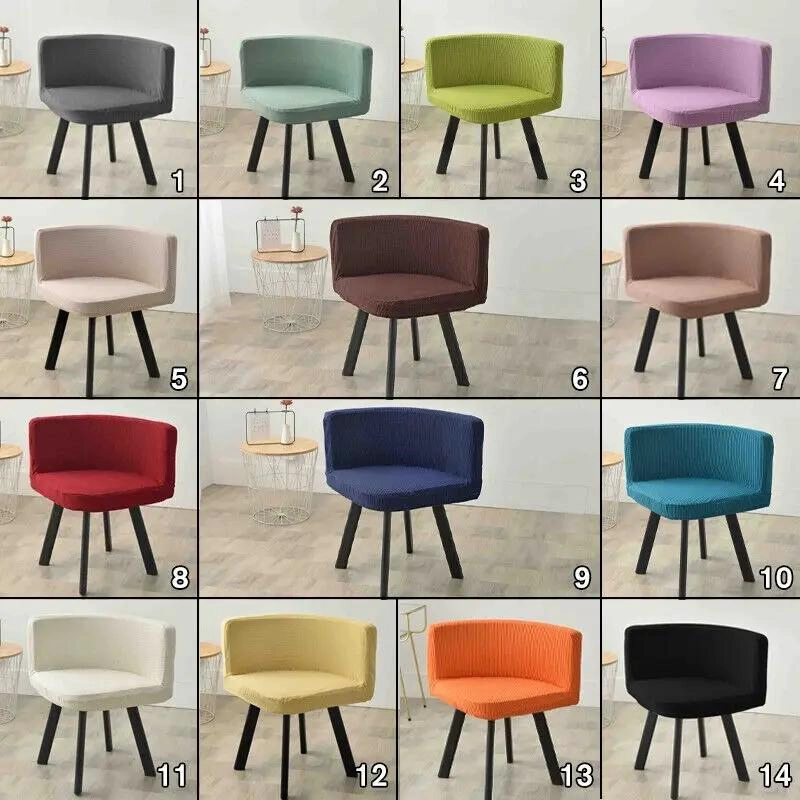 FUNDA ELASTICA TRIANGULAR PARA SILLA DE ESTUDIO Y COMEDOR - 5