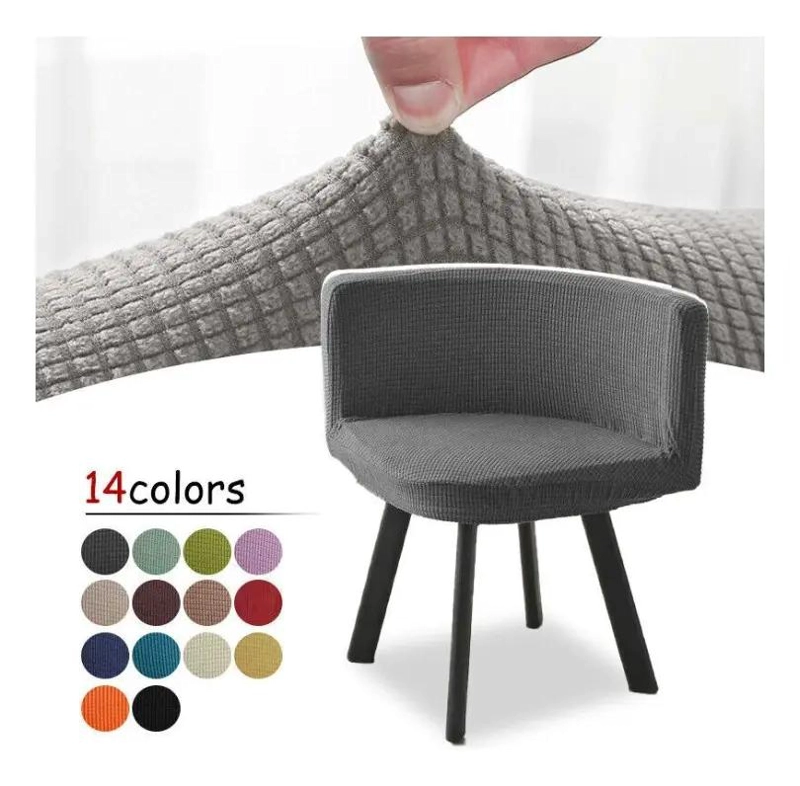 FUNDA ELASTICA TRIANGULAR PARA SILLA DE ESTUDIO Y COMEDOR - 7