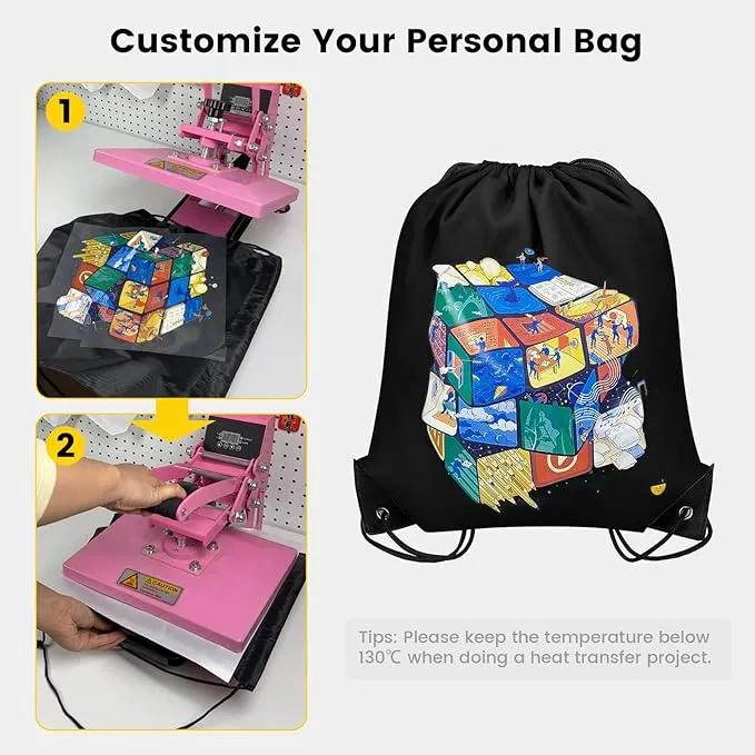 PACK DE 25 BOLSOS DE POLIE STER PARA ESTAMPAR Y SUBLIMAR - 6