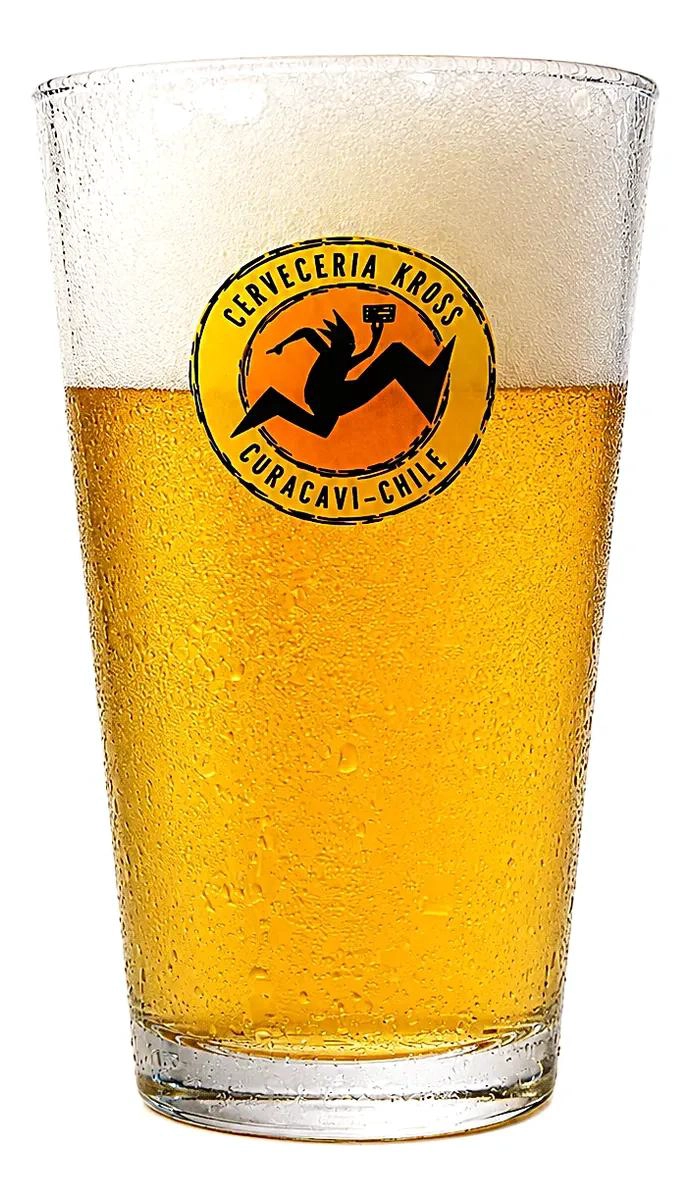VASO DE CRISTAL PINTA DE 477CC PARA CERVEZAS - 1