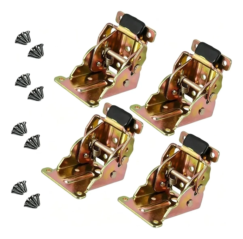BISAGRA ABATIBLE DE 90° PARA MESA Y MUEBLES PLEGABLES - 1