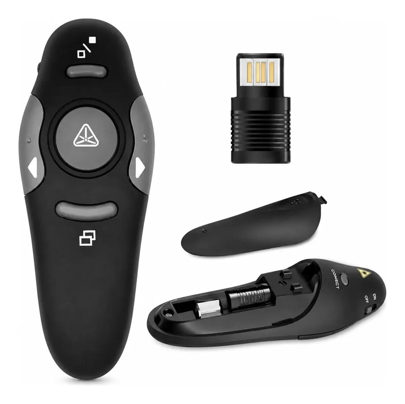 PUNTERO LASER INALAMBRICO USB PARA PRESENTACIONES EFECTIVAS - 1