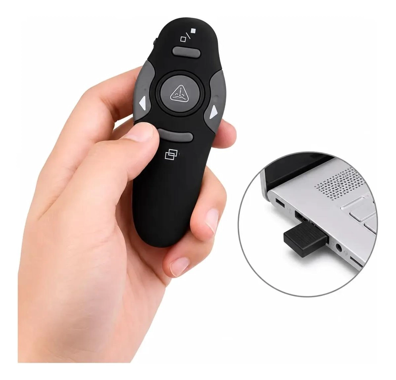 PUNTERO LASER INALAMBRICO USB PARA PRESENTACIONES EFECTIVAS - 2