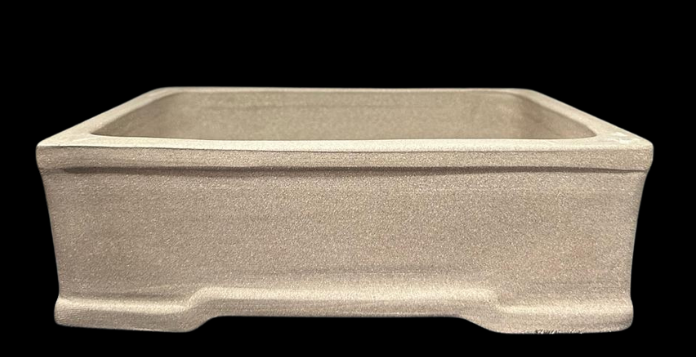 MACETA PARA BONSAI RECTANGULAR, COLOR CAFÉ CLARO - 1
