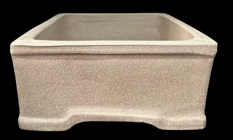 MACETA PARA BONSAI RECTANGULAR, COLOR CAFÉ CLARO - 2