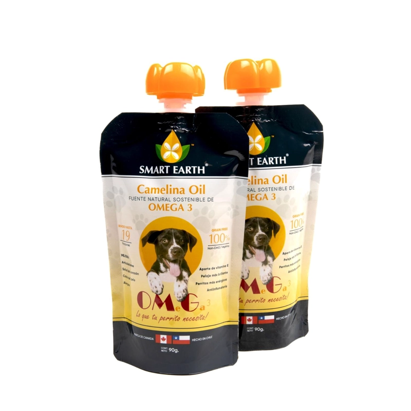 SUPLEMENTO PERROS SMART EARTH OMEGA 3 CAMELINA OIL PACK X2 - 1