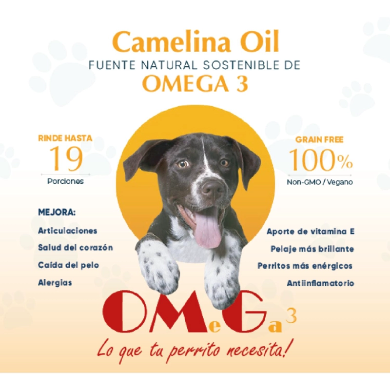 SUPLEMENTO PERROS SMART EARTH OMEGA 3 CAMELINA OIL PACK X2 - 3