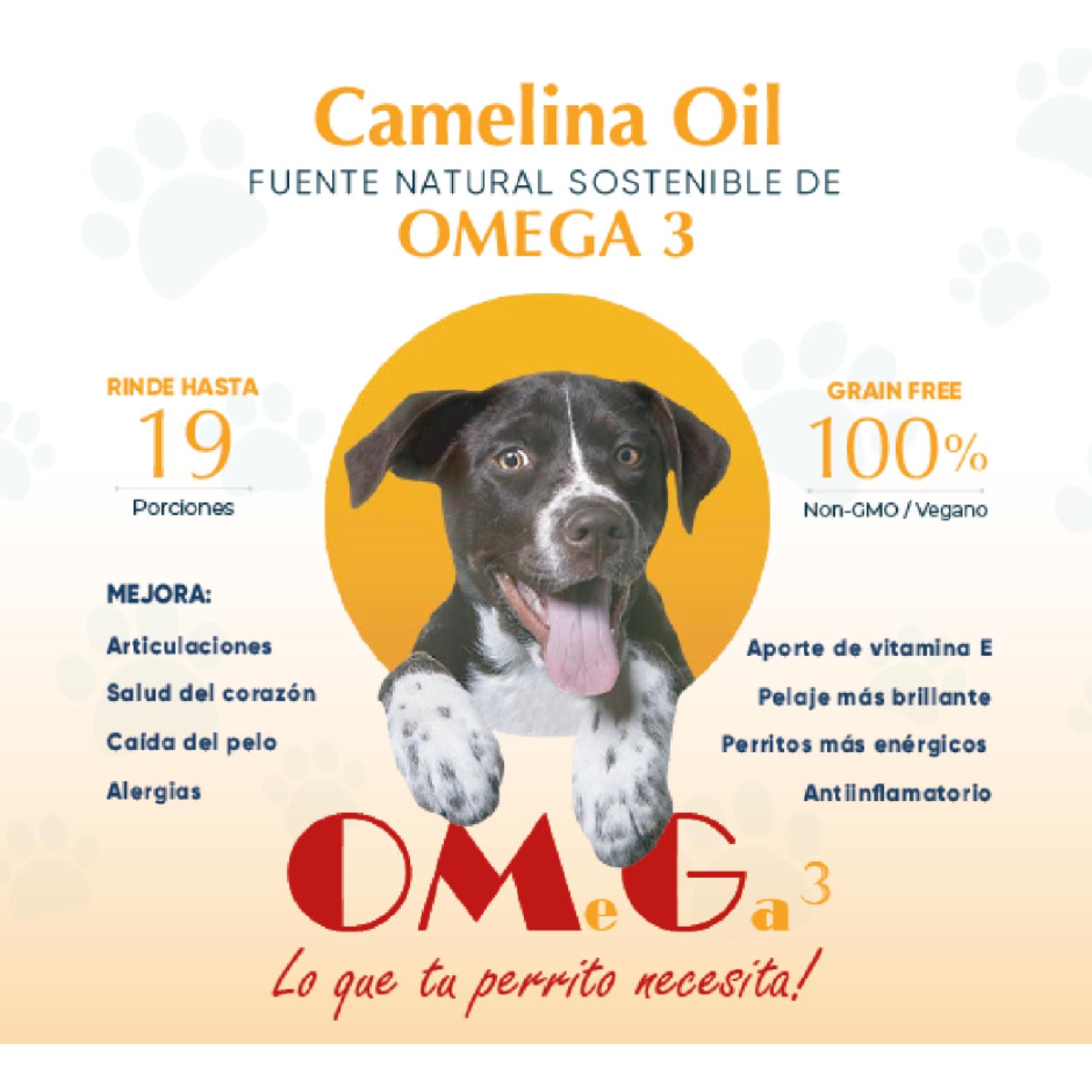 SUPLEMENTO PERROS SMART EARTH OMEGA 3 CAMELINA OIL PACK X3 - 3