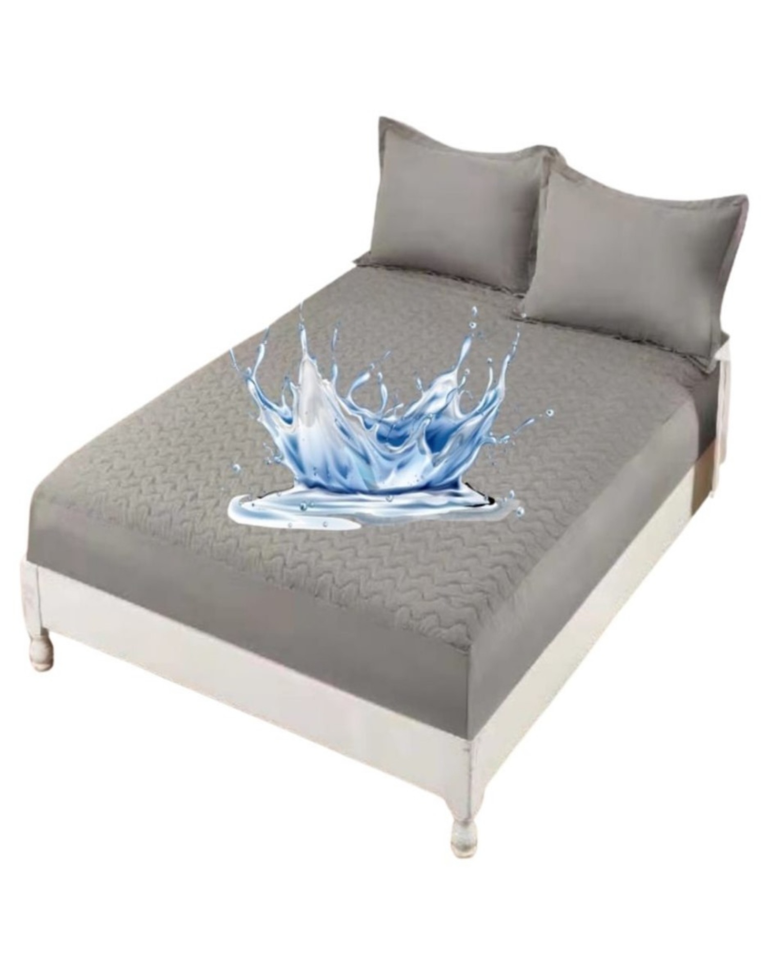 PROTECTOR COLCHÓN SUPER KING IMPERMEABLE 200X200 2N1 - 2