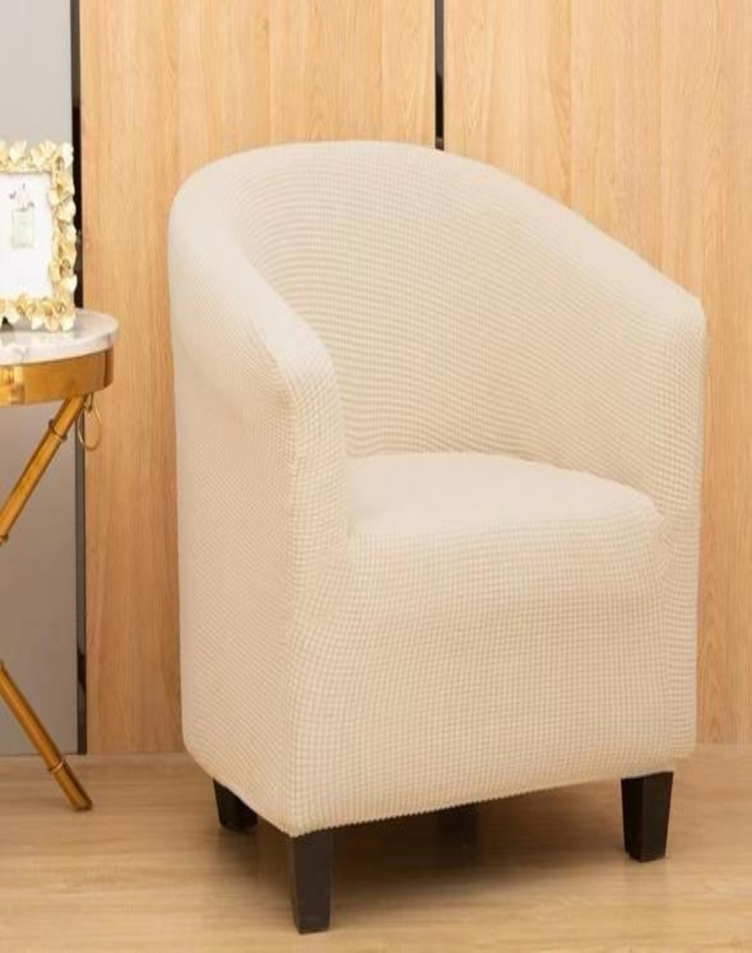 SET DE 2 FUNDA POLTRONA SOFA TEXTURIZADA AJUSTABLE 8N7 - 3