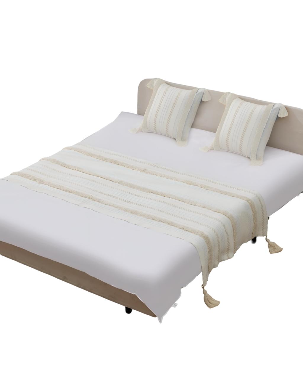 PIECERA DE CAMA DECORATIVA MODELO BOHO - 2