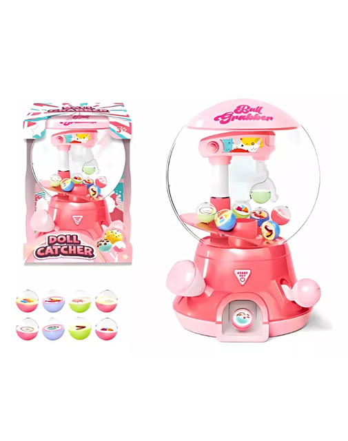 MINI MÁQUINA EXPENDEDORA PELOTAS ROSADO - 1