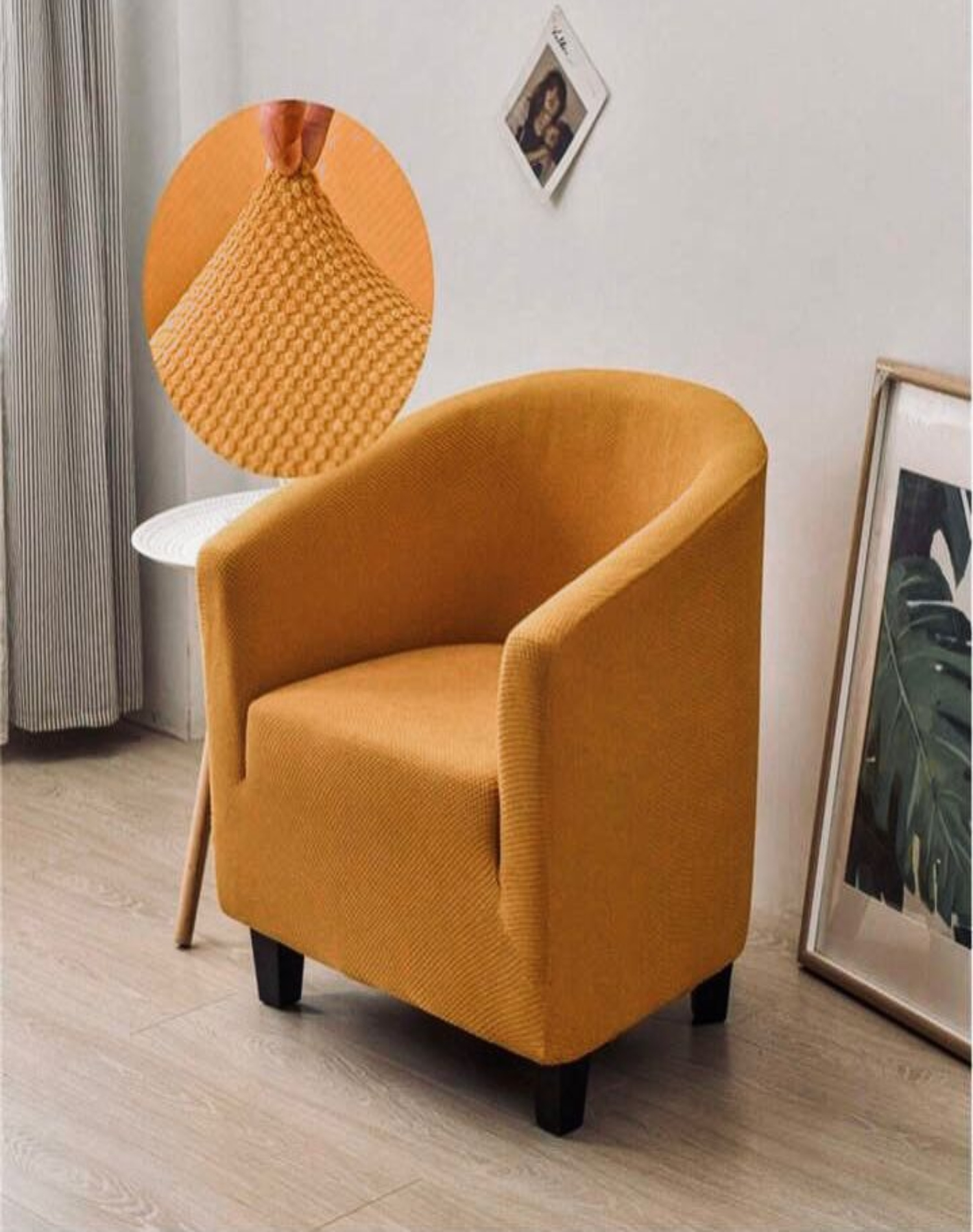 FUNDA POLTRONA SOFA TEXTURIZADA AJUSTABLE 8N1 - 3