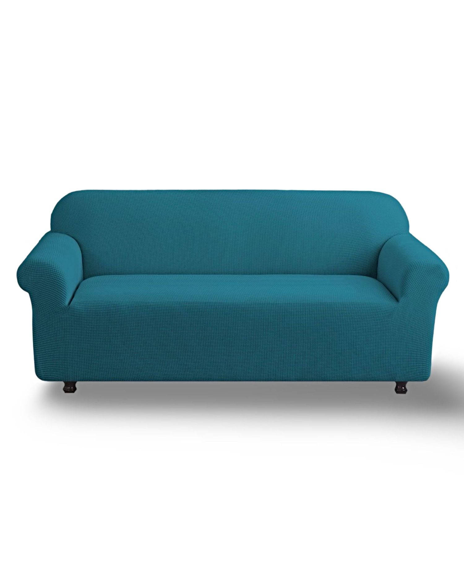 FUNDA PARA SOFA CUADRILLE DE 3 CUERPO AZUL PETROLEO - 1