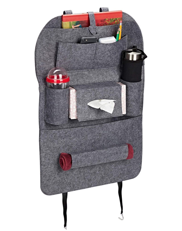 PACK 2 BOLSOS ORGANIZADORES PARA ASIENTOS DE AUTO - 1