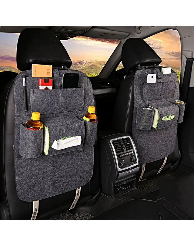 PACK 2 BOLSOS ORGANIZADORES PARA ASIENTOS DE AUTO - 2