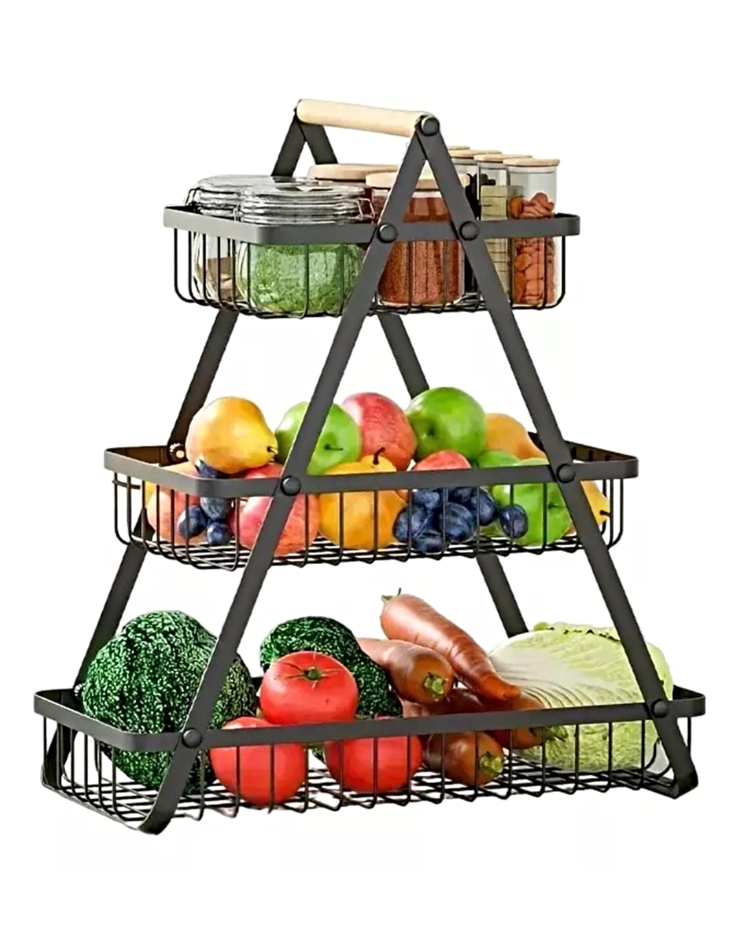CESTA ORGANIZADORA PARA FRUTAS Y VEGETALES - 1