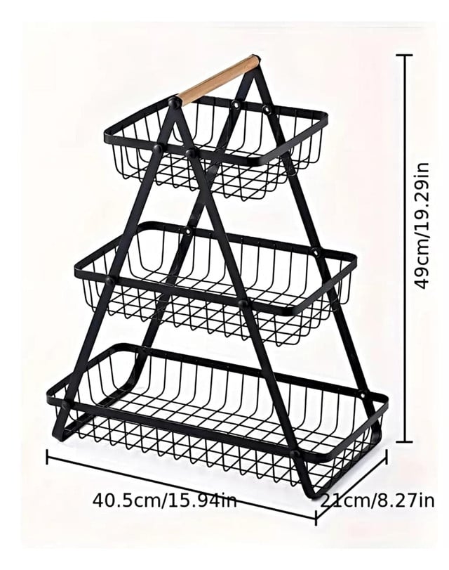 CESTA ORGANIZADORA PARA FRUTAS Y VEGETALES - 3