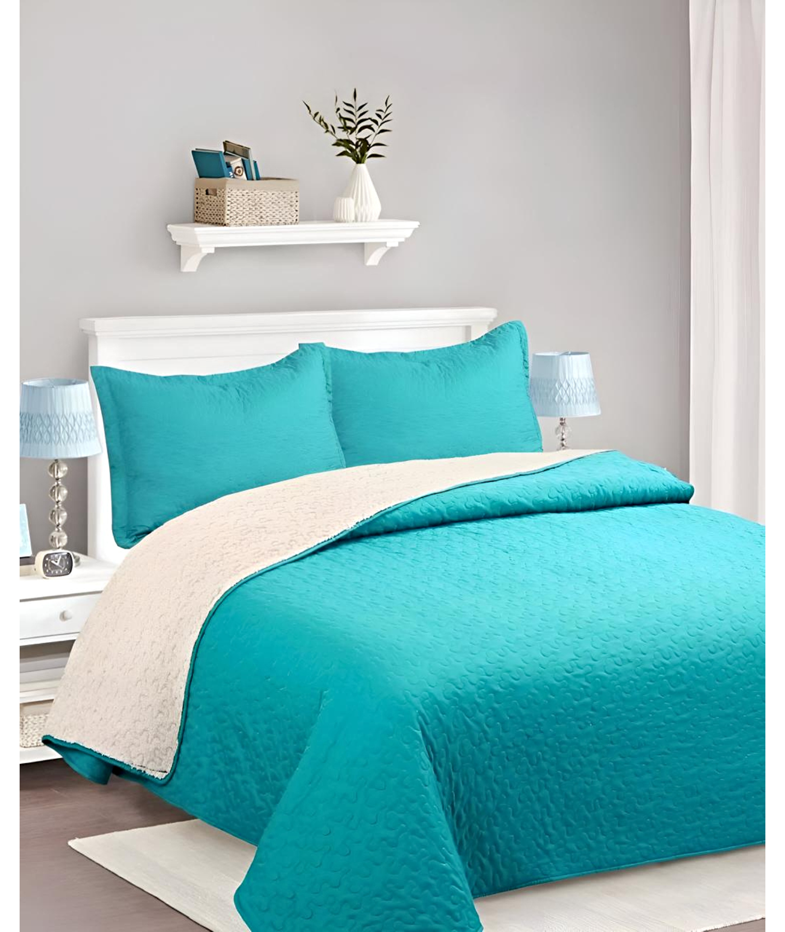 CUBRECAMA QUILT SHERPA KING 230X250 22 - 3