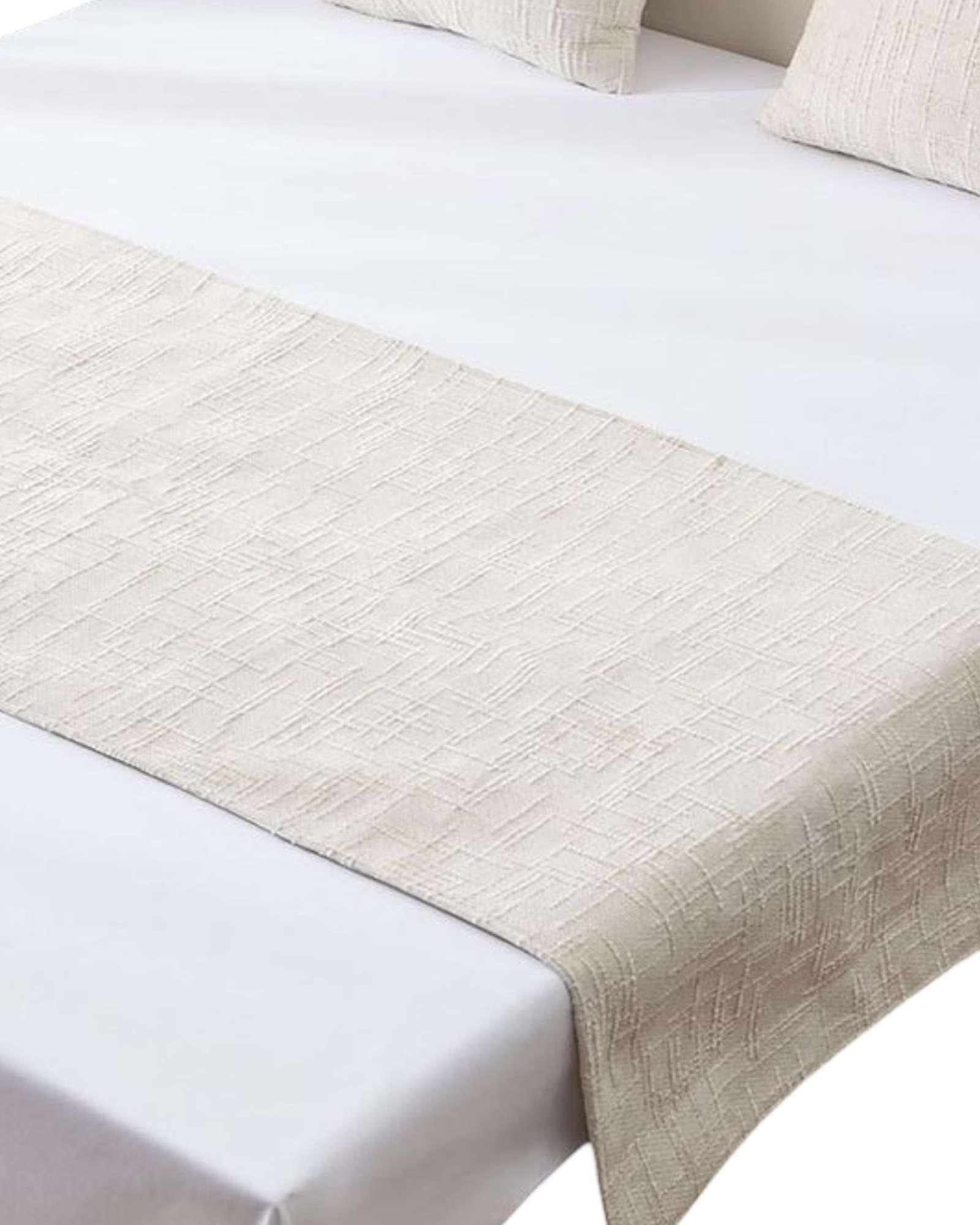 PIECERA SIN FUNDAS MODELO CHENILLE BEIGE CLARO - 2