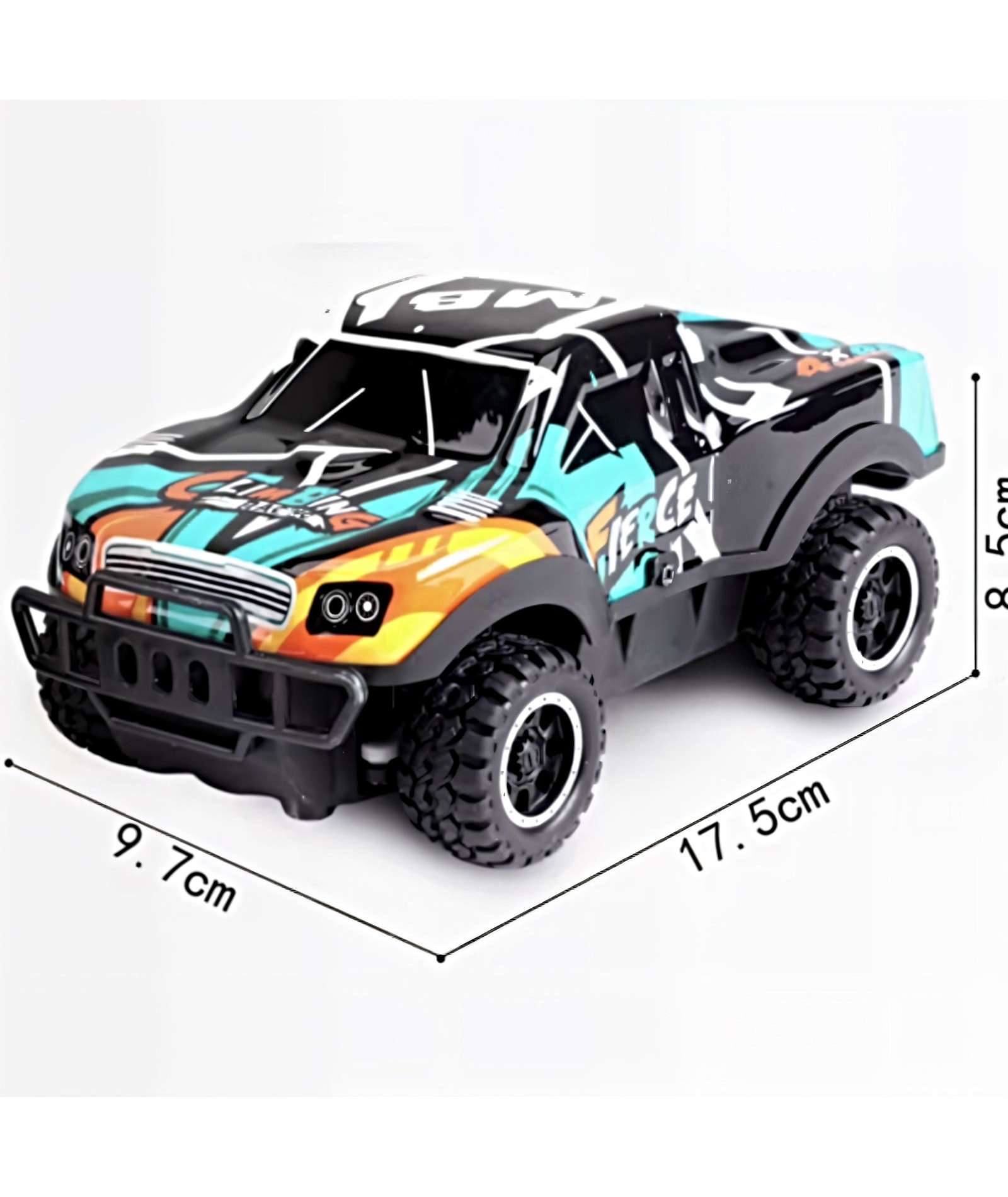 AUTO CON CONTROL REMOTO 4X4 COLOR ROJO - 2
