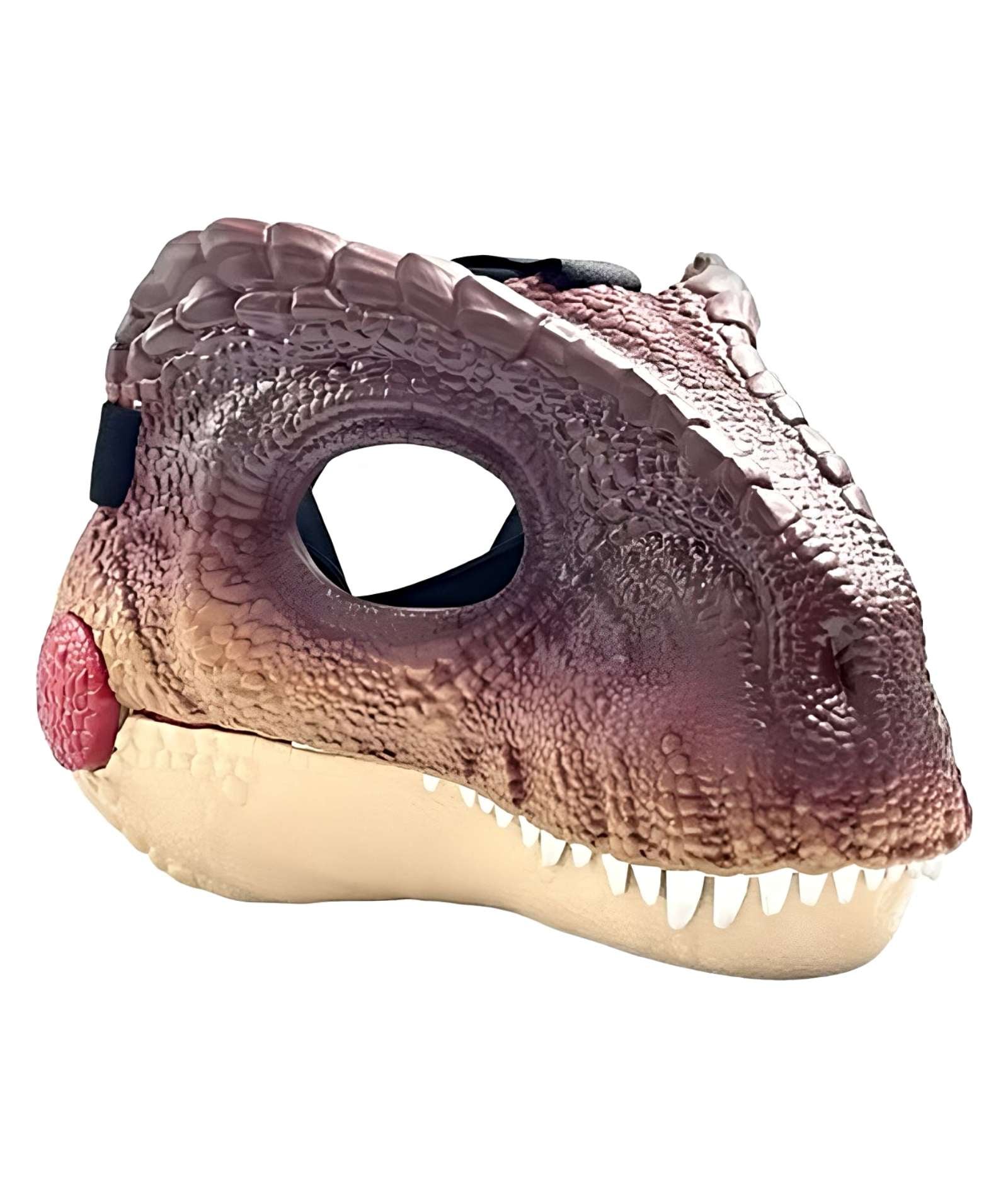 JUGUETE MÁSCARA INFANTIL DE DINOSAURIO EN COLOR CAFE - 1