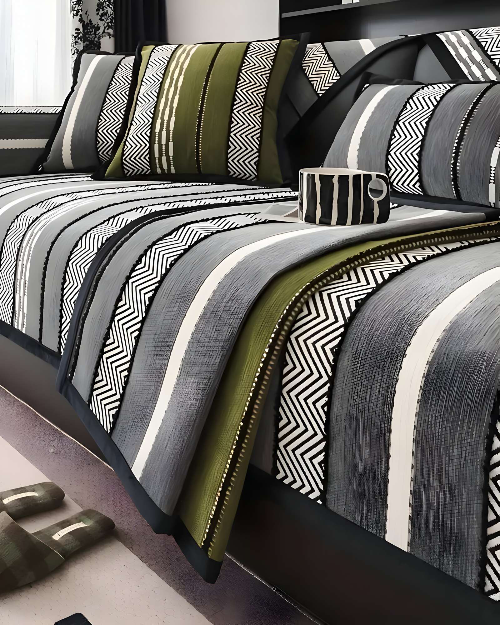 PACK DE 5 FUNDAS PARA SOFA CON DISEÑO R1 - 3
