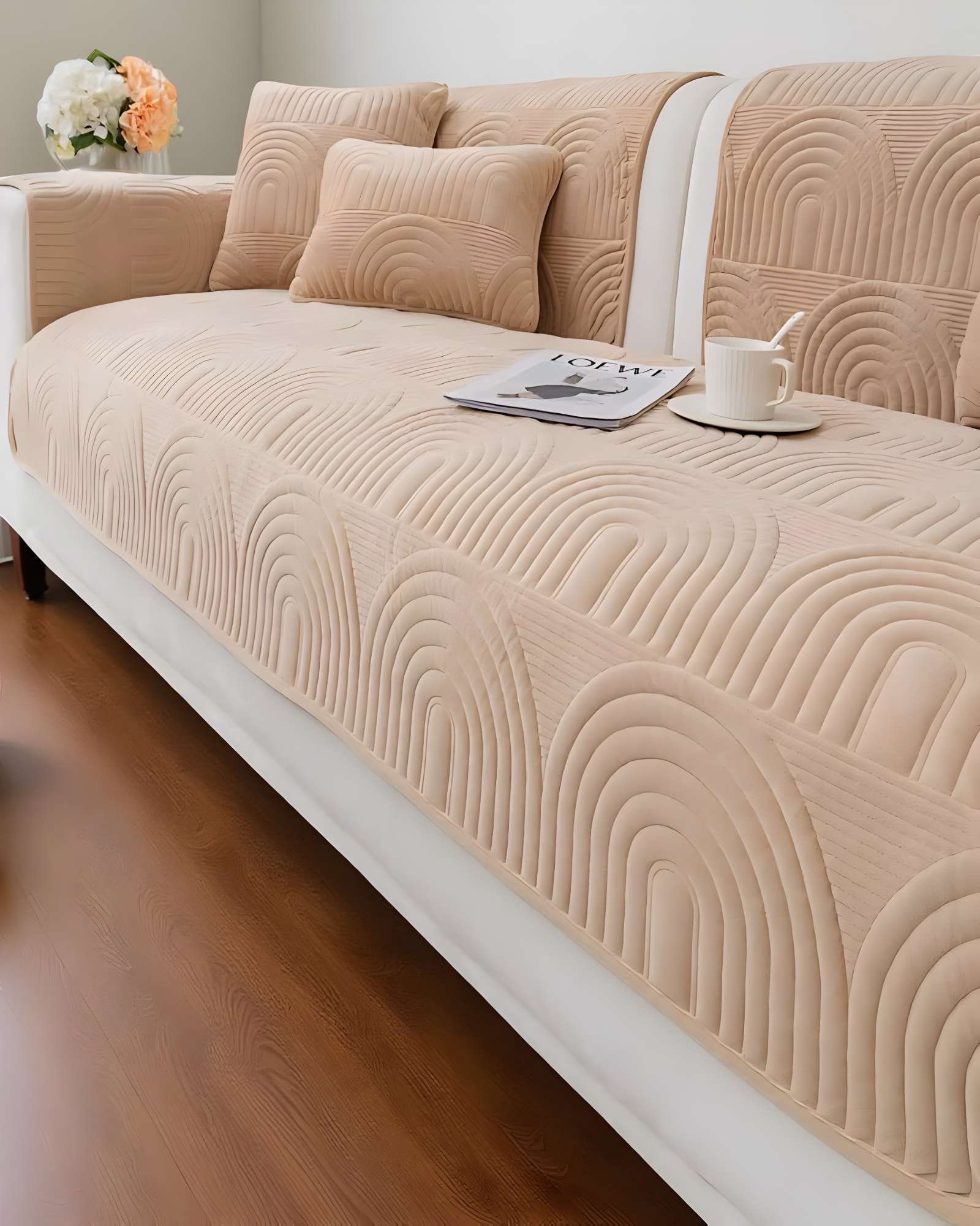 PACK DE 5 FUNDAS PARA SOFA CON DISEÑO J1 - 3