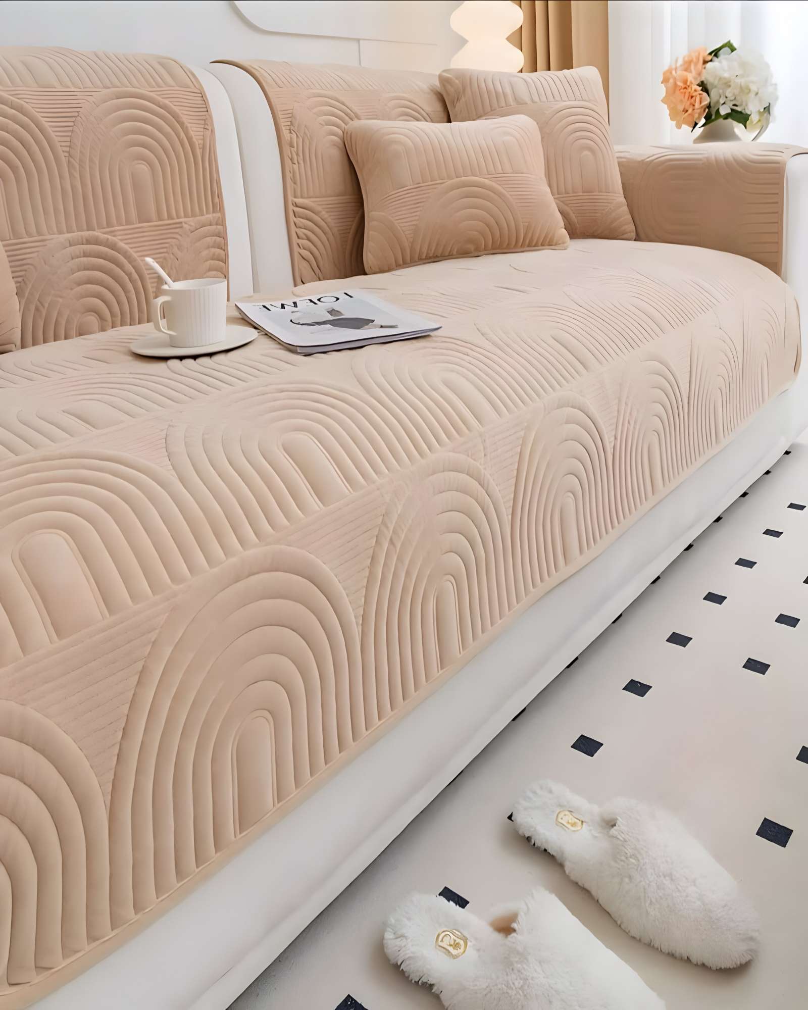 PACK DE 5 FUNDAS PARA SOFA CON DISEÑO J1 - 4