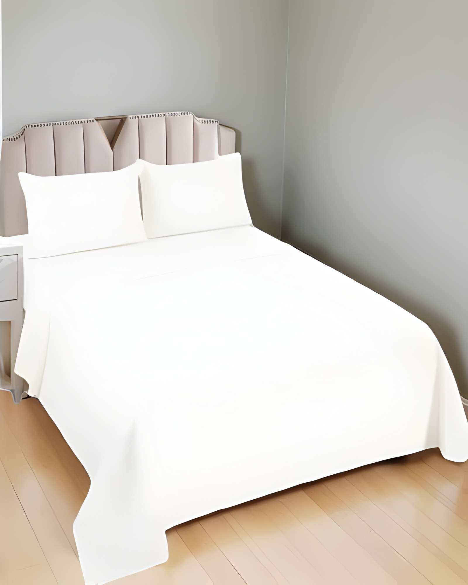JUEGO DE SABANAS SUPERKING BLANCO S5 - 4