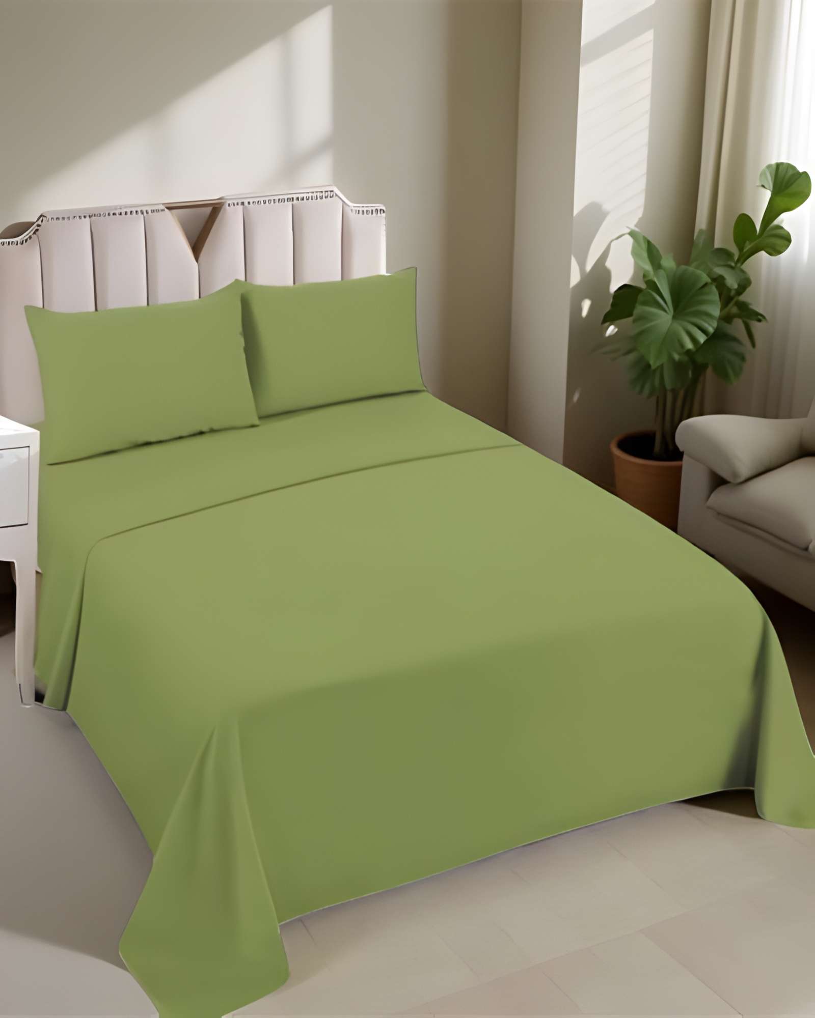 JUEGO DE SABANAS SUPERKING VERDE S3 - 4
