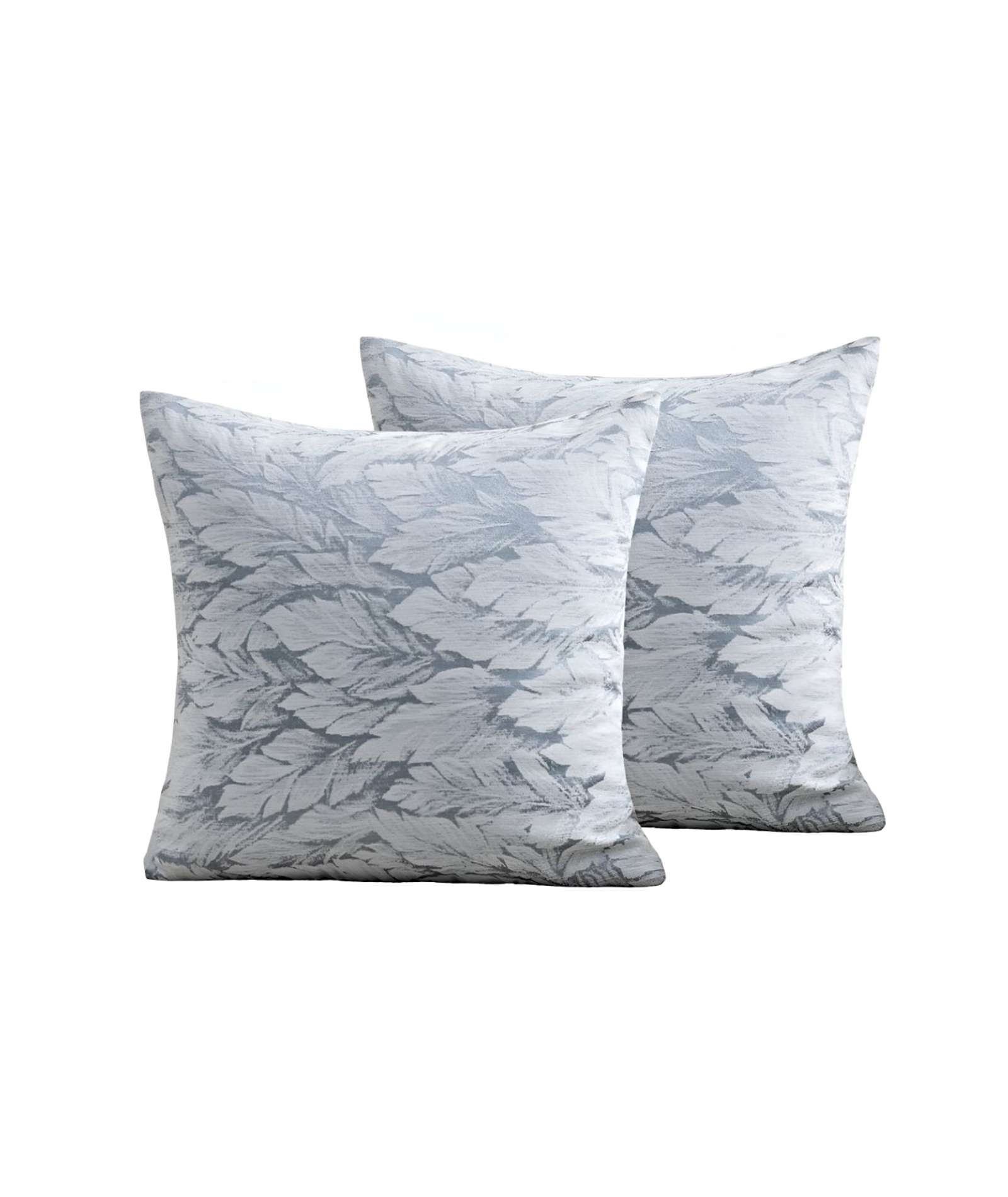 PACK DE 2 FUNDAS DE COJINES CON DISEÑO DE HOJA 45CM X 45 CM C2 - 2