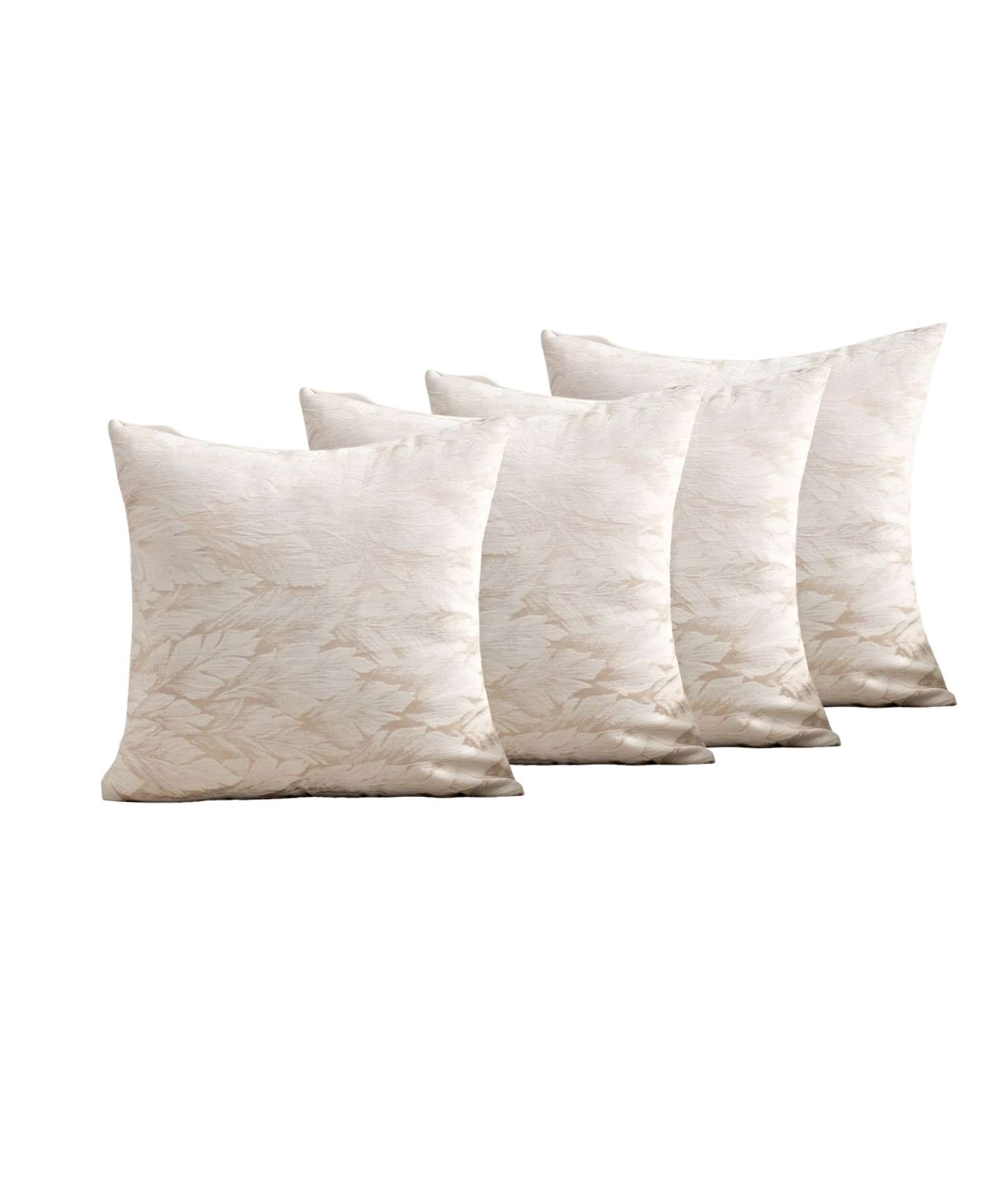 PACK DE 4 FUNDAS DE COJINES CON DISEÑO DE HOJA 45CM X 45 CM C5 - 2