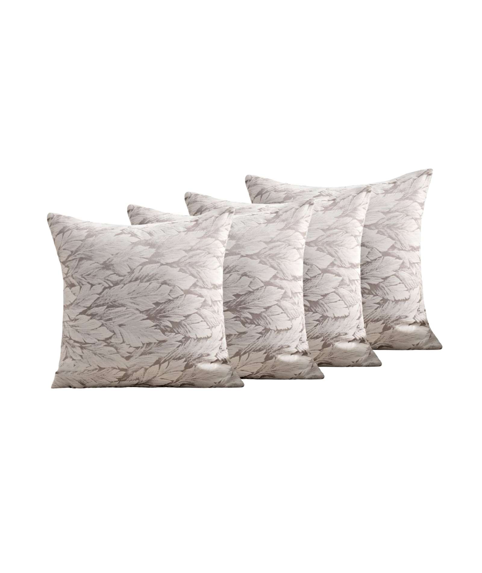 PACK DE 4 FUNDAS DE COJINES CON DISEÑO DE HOJA 45CM X 45 CM C3 - 2