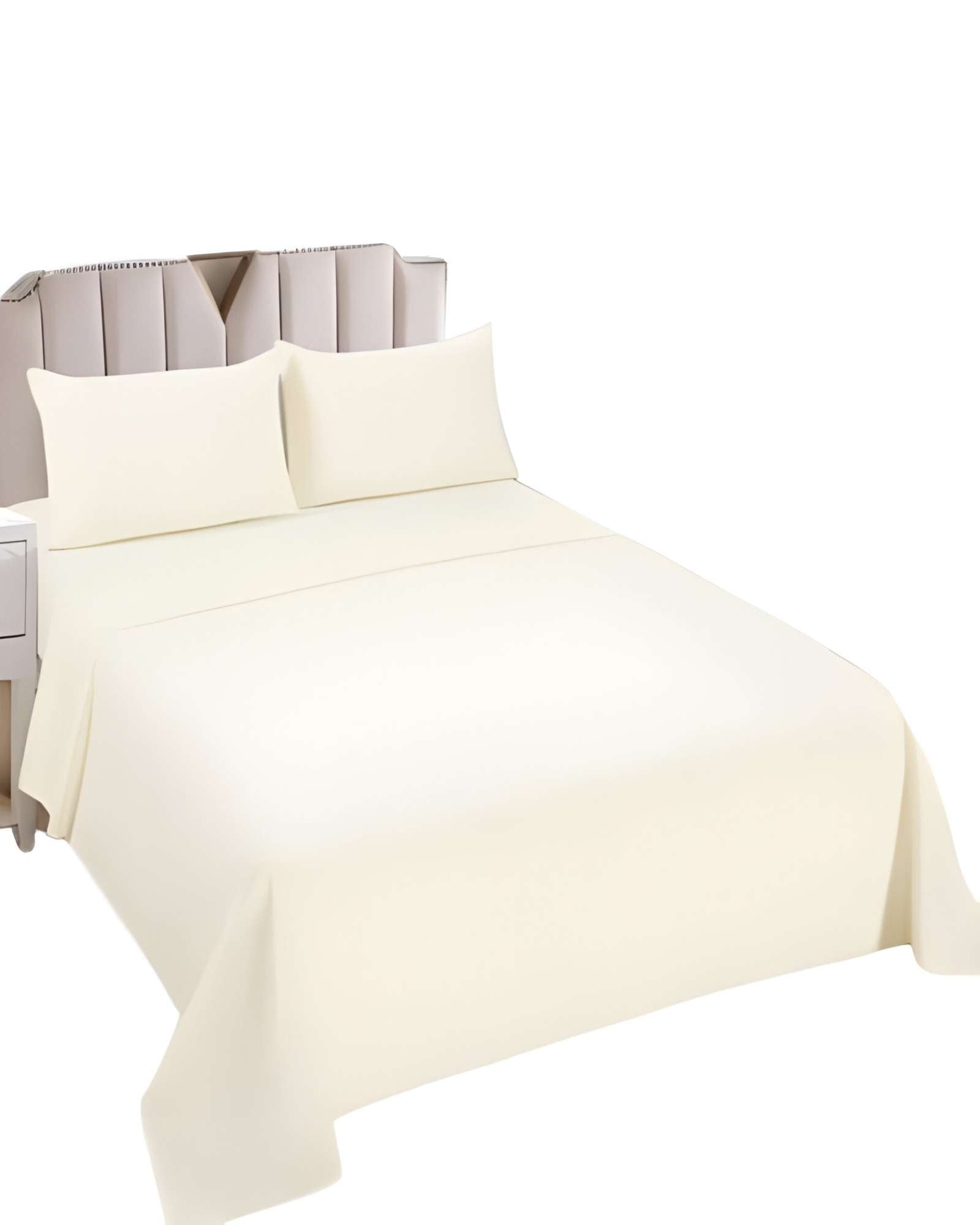 JUEGO DE SABANAS KING BEIGE - 2