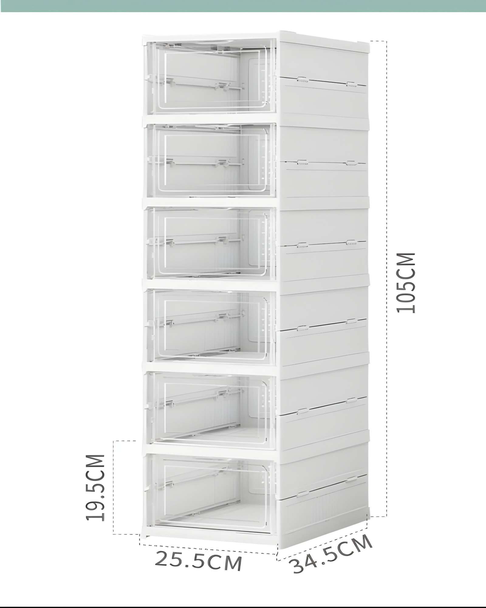 ORGANIZADOR DE ZAPATOS 6 NIVELES PLEGABLE - 3