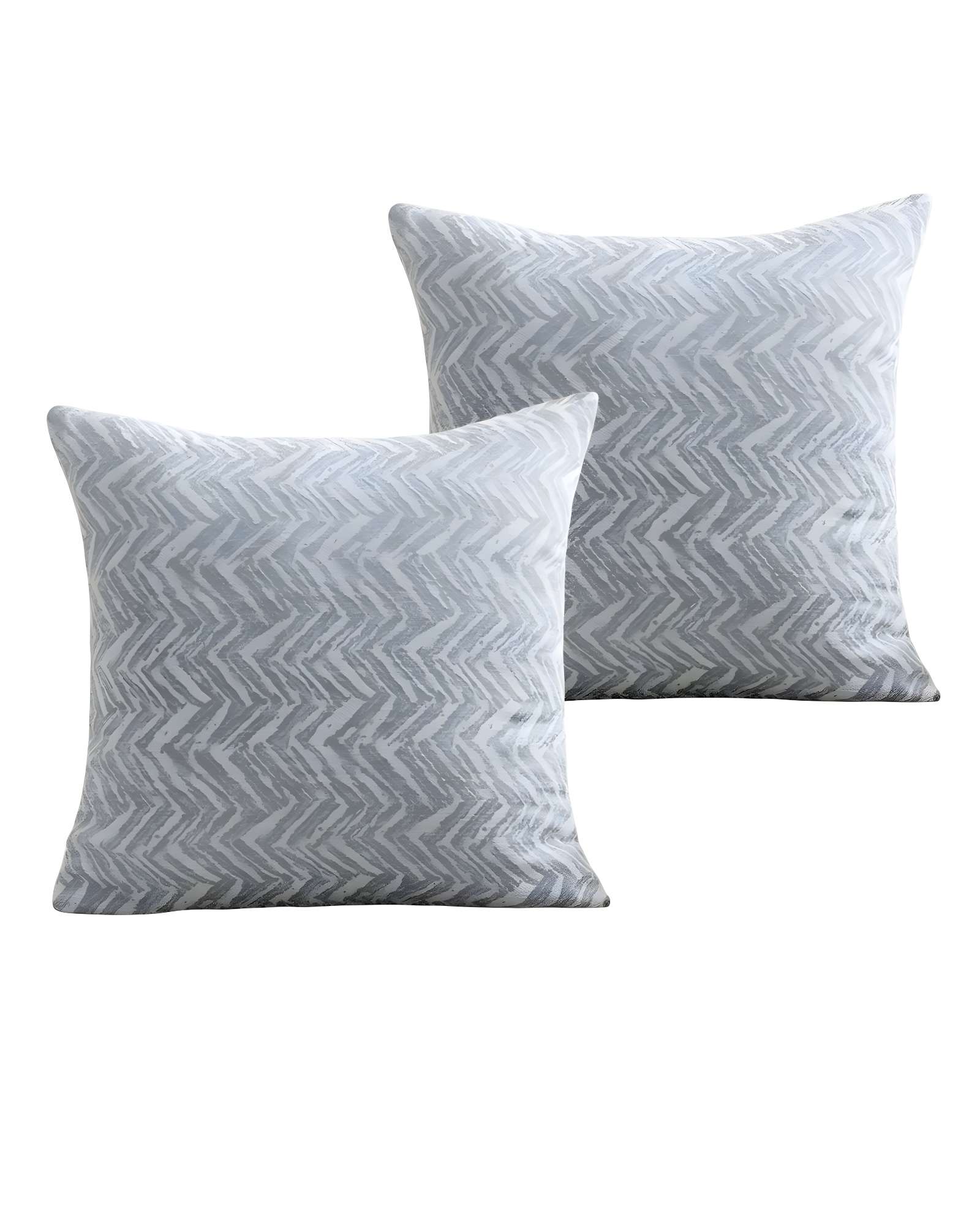 SET DE 2 FUNDAS DE COJINES DISEÑO MAILLARD 45CM X 45 CM CELESTE - 1