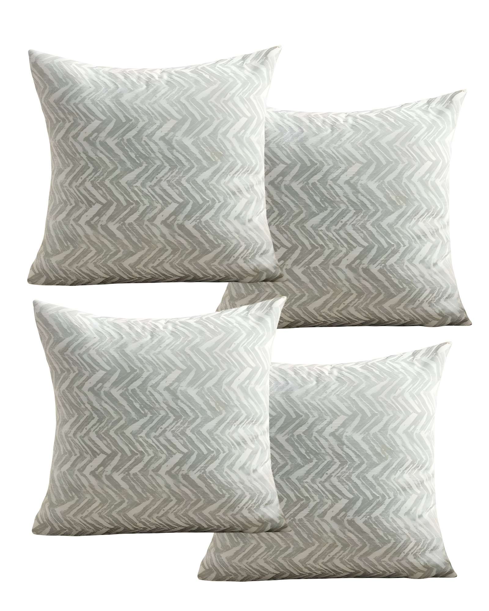 SET DE 4 FUNDAS DE COJINES DISEÑO MAILLARD 45CM X 45 CM VERDE MENTA - 3