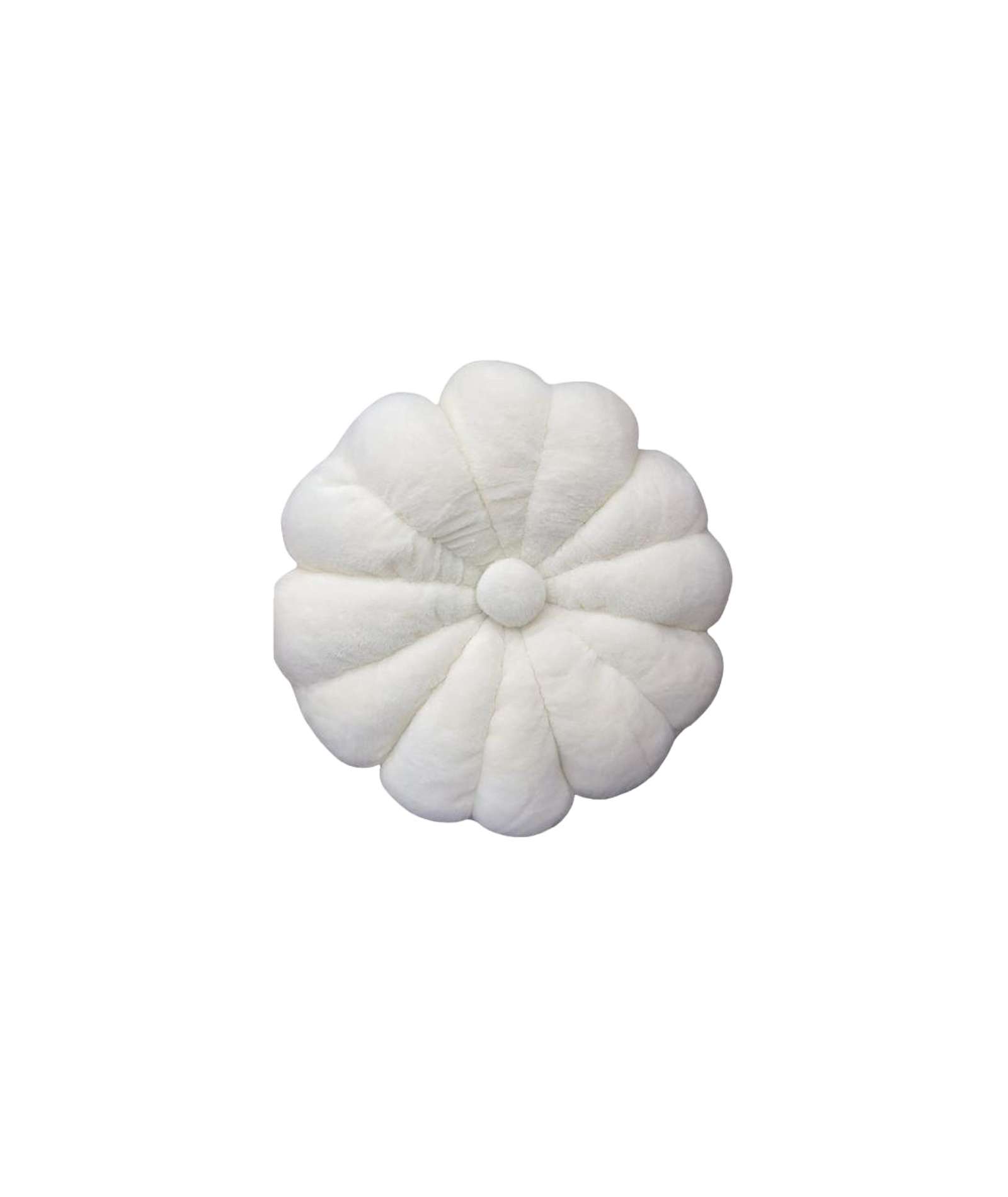 COJIN DISEÑO FLOR BLANCO 50 CM - 1