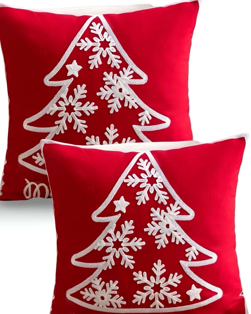 PACK DE 2 FUNDAS DE COJIN PARA NAVIDAD K10 - 1