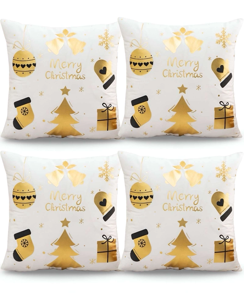 PACK DE 4 FUNDAS DE COJIN PARA NAVIDAD M13 - 1