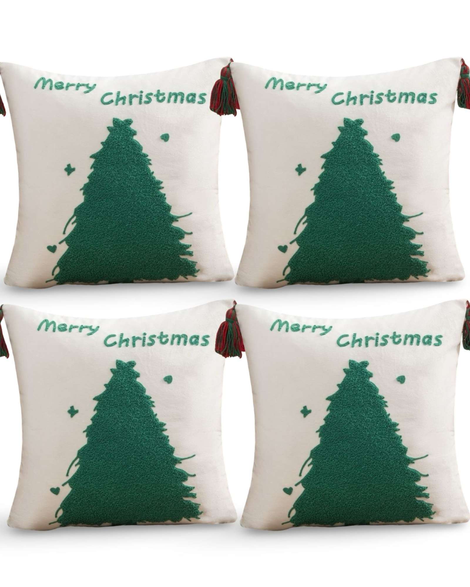 PACK DE 4 FUNDAS DE COJIN PARA NAVIDAD A1 - 2