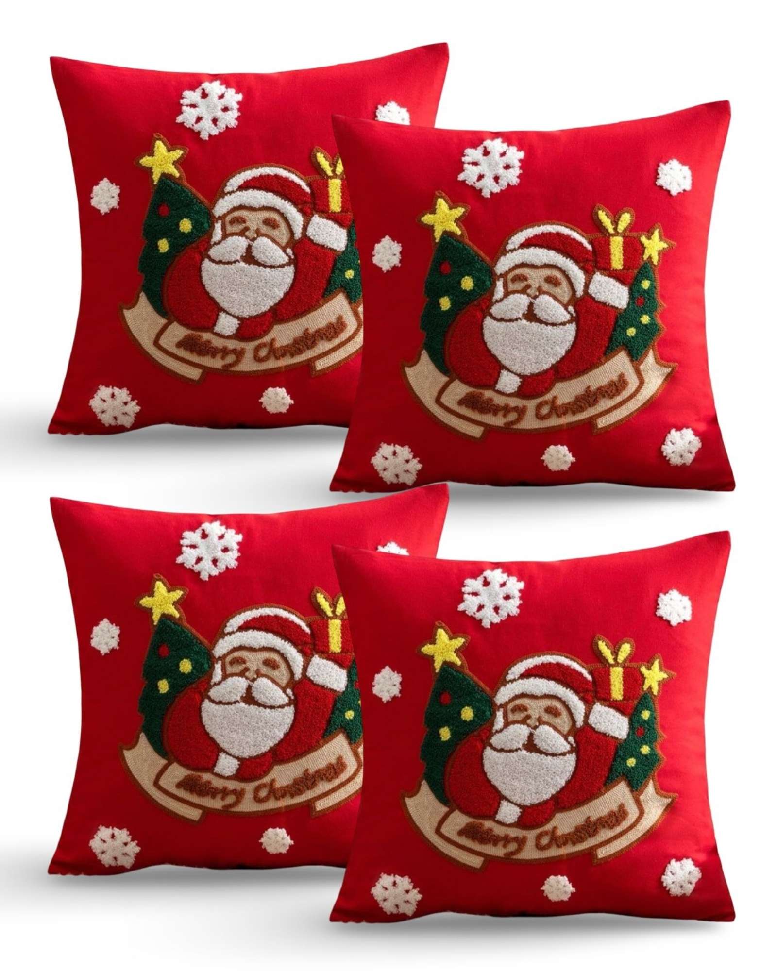 PACK DE 4 FUNDAS DE COJIN PARA NAVIDAD K6 - 1