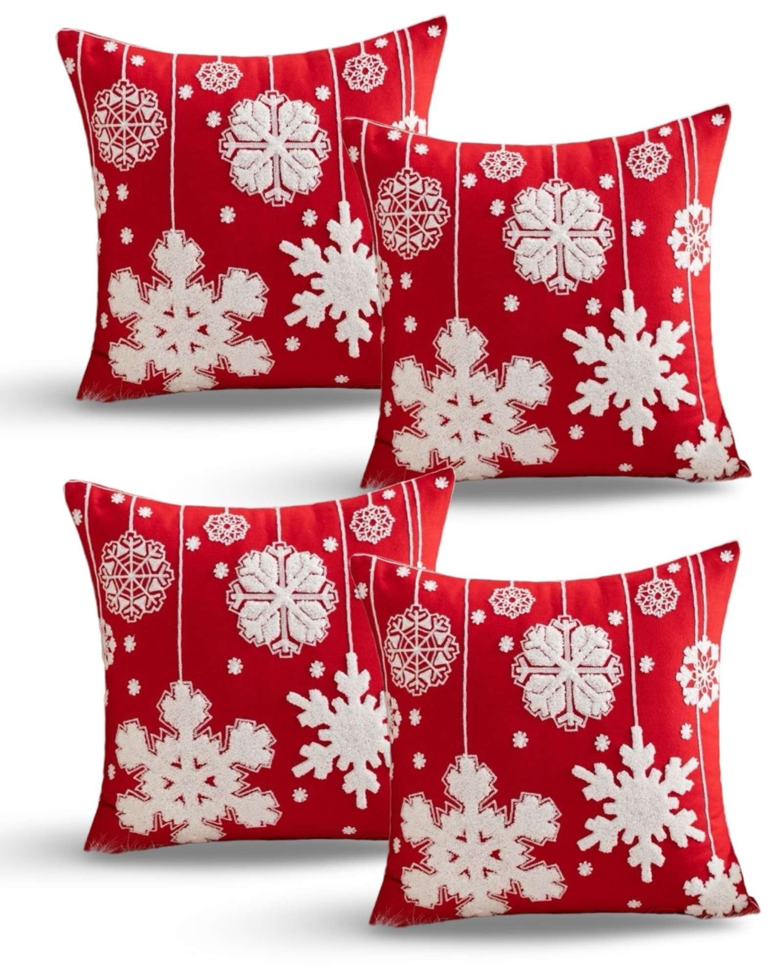 PACK DE 4 FUNDAS DE COJIN PARA NAVIDAD K17 - 1