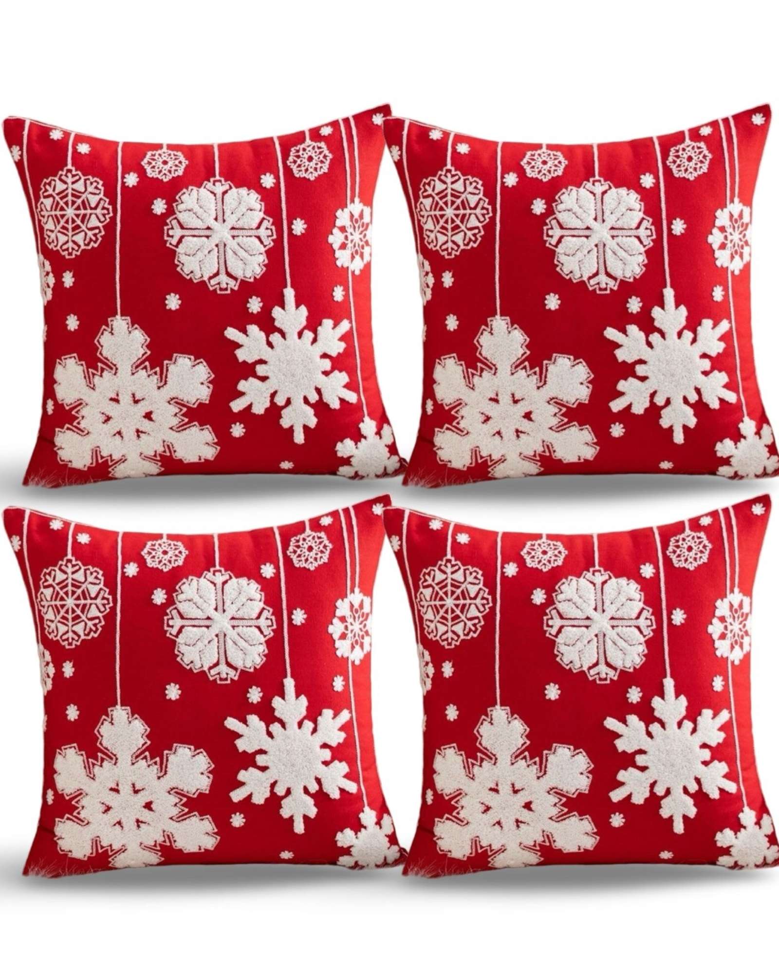 PACK DE 4 FUNDAS DE COJIN PARA NAVIDAD K17 - 2