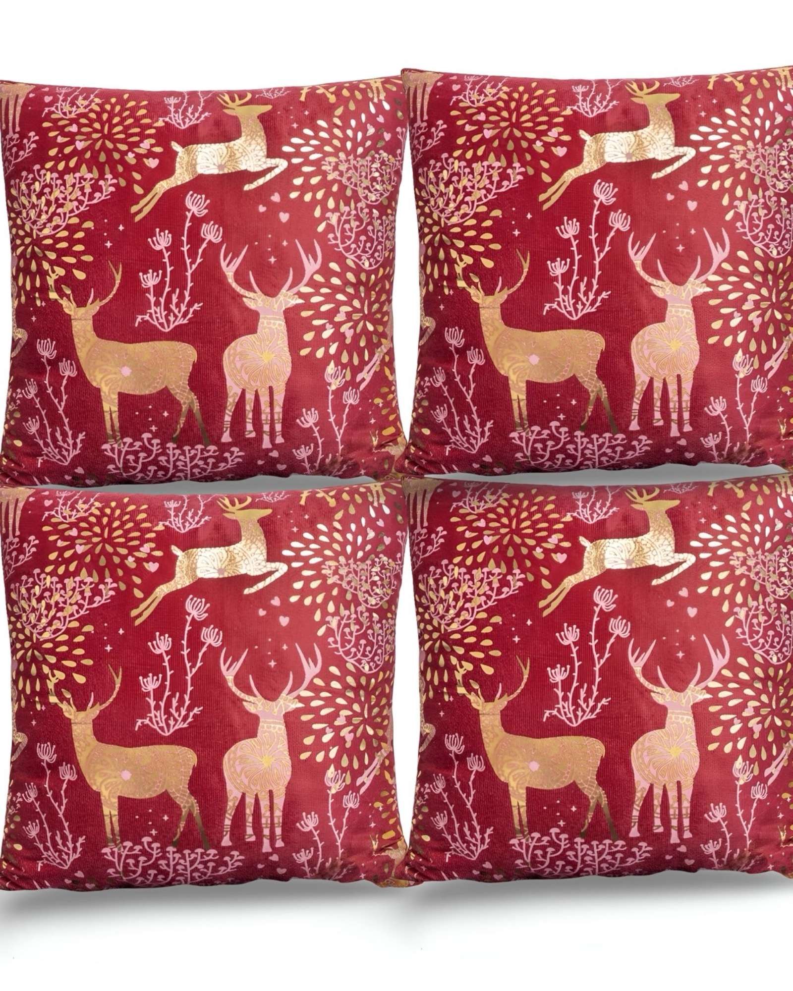 PACK DE 4 FUNDAS DE COJIN PARA NAVIDAD M15 - 1
