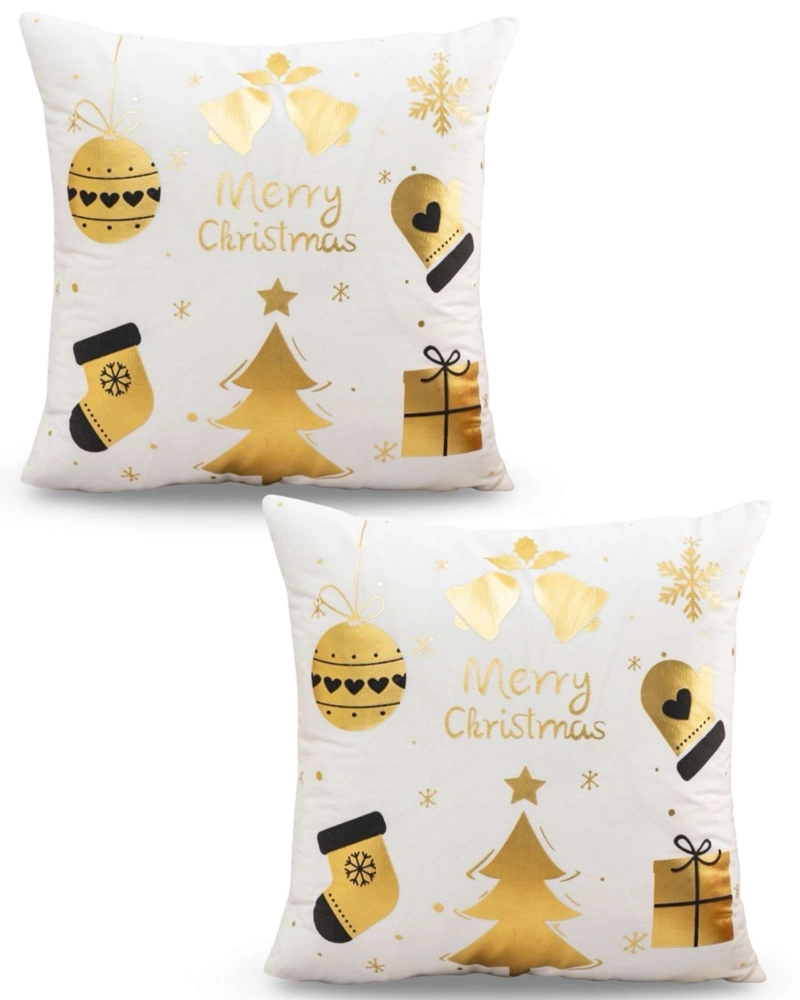 PACK DE 2 FUNDAS DE COJIN PARA NAVIDAD M2 - 1