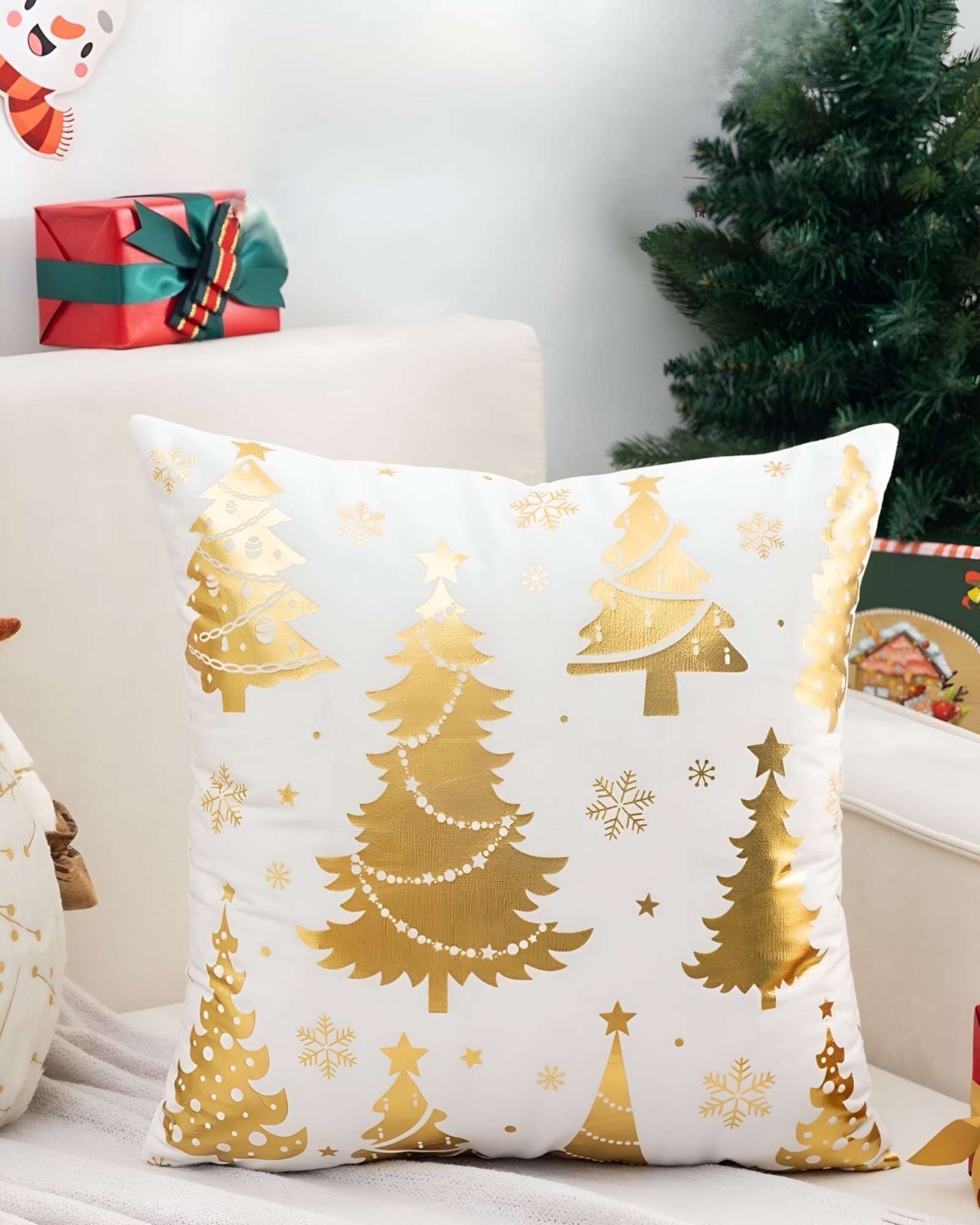 PACK DE 2 FUNDAS DE COJIN PARA NAVIDAD M3 - 4