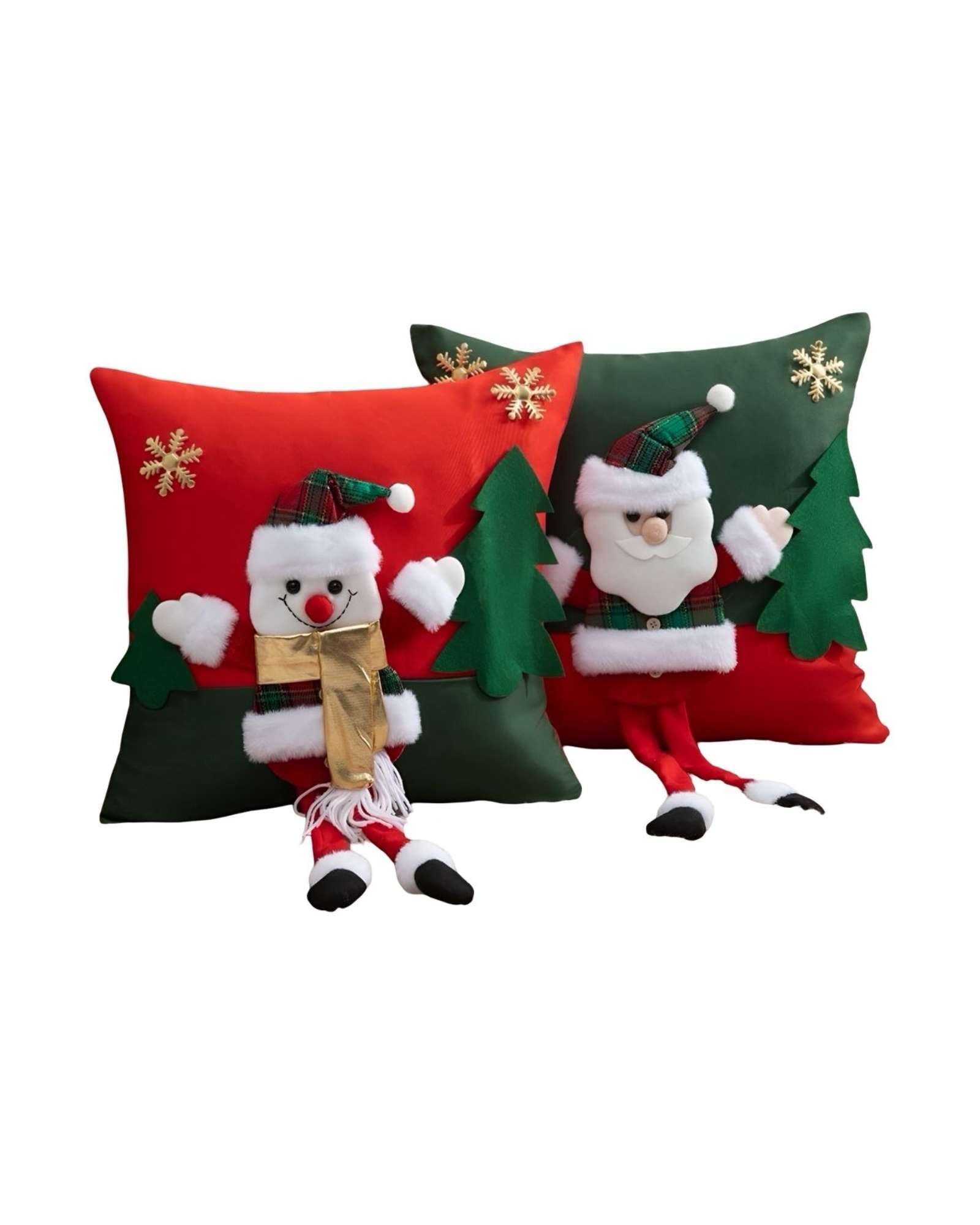 PACK DE 4 FUNDAS DE COJIN PARA NAVIDAD 3D   B11 - 3