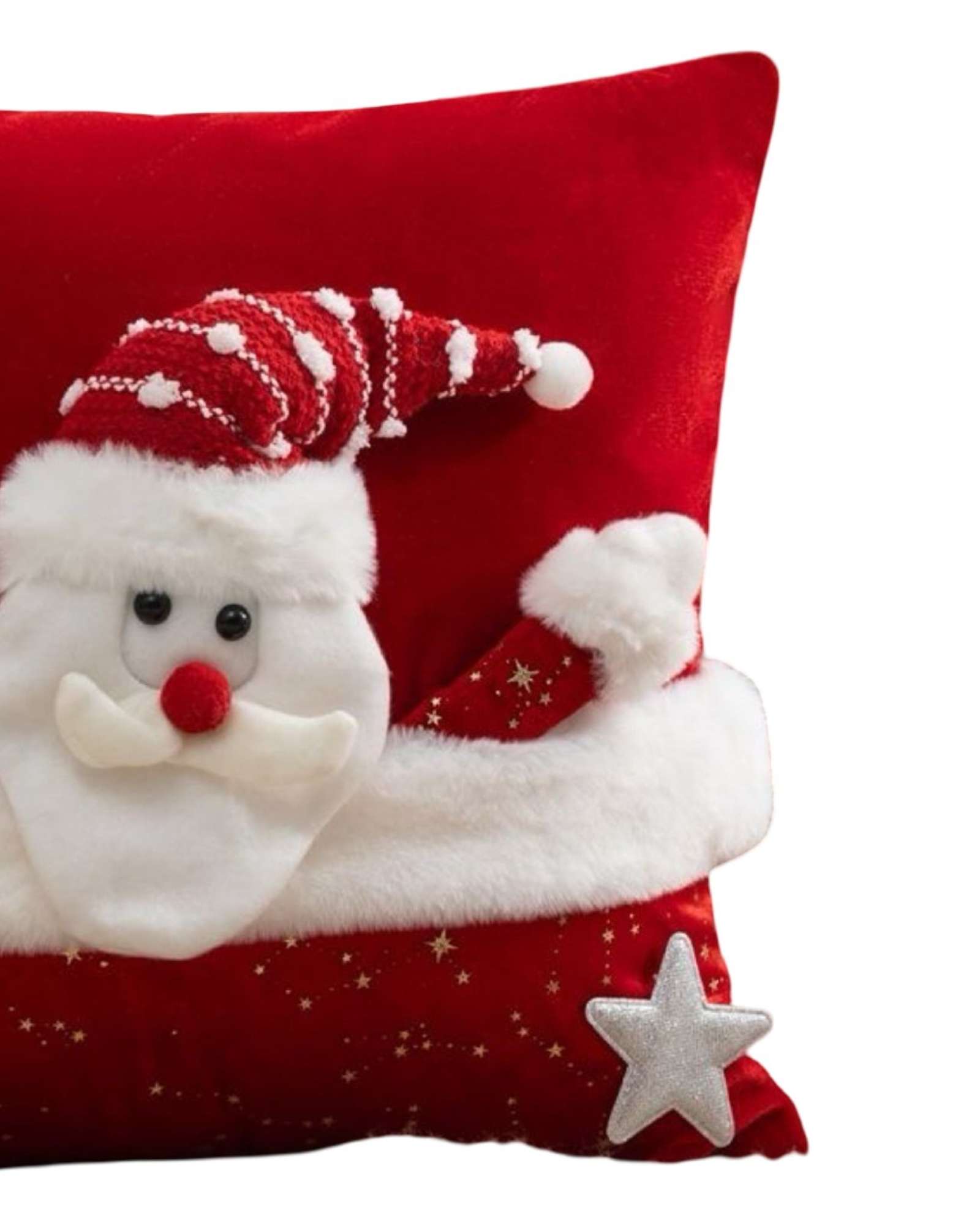 PACK DE 4 FUNDAS DE COJIN PARA NAVIDAD 3D   B22 - 4